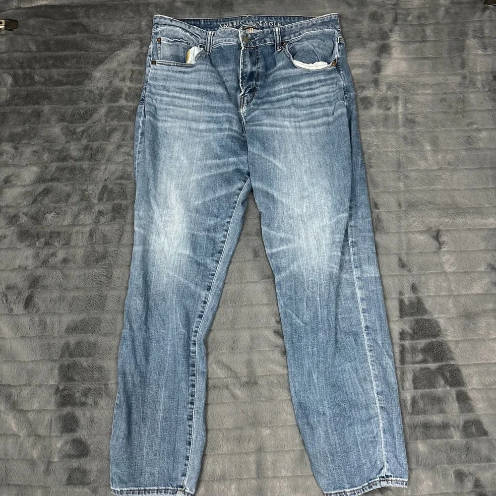 American Eagle Athletic Fit Jeans Mens 36x32 Medium Wash Cozy Airflex+ Denim